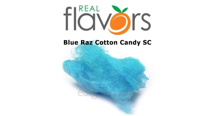 Изображение Ароматизатор Real Flavors Blue Raz Cotton Candy SC Ароматизатор Real Flavors Blue Raz Cotton Candy SC